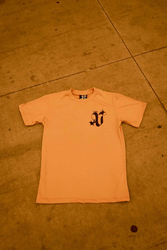 Short Sleeve Beige T-Shirt